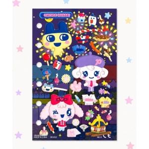 ステッカー 「nini toys」「たまごっち」たまもりしーるリフィル/ぷっくりシール＆台紙セット