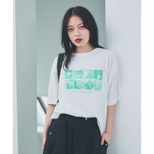 tシャツ 半袖 PlayfulカラーグラフィックプリントTEE/1043150 レディース