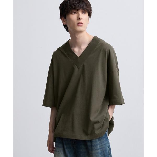 tシャツ オーバーサイズ コンフォート Vネック 半袖Tシャツ メンズ レディース
