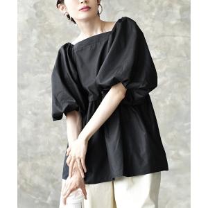 「e-zakkamania stores」 半袖ブラウス M ブラック レディース