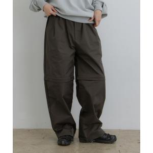 「flaner」 パンツ MEDIUM グレー レディース