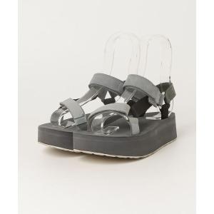 「Teva」 フラットサンダル 22cm グレー レディース
