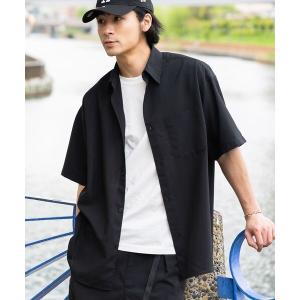 シャツ 接触冷感/吸水速乾/UVカット Fluxaire オーバーサイズレギュラーカラーシャツ メンズ