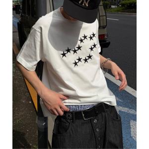 tシャツ STAR EMBROIDERY DESIGN T-SHIRT／スター刺繍デザインTシャツ メンズ レディース