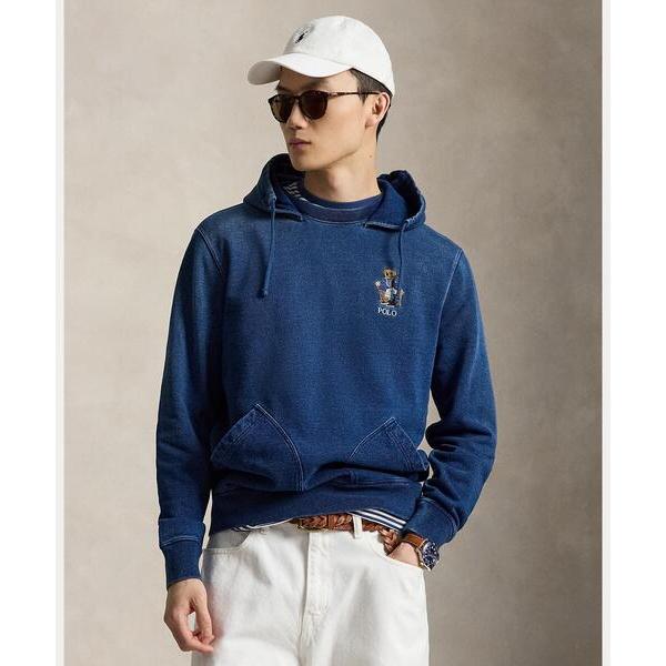 ラルフローレン パーカー Polo ベア インディゴ テリー フーディ メンズ