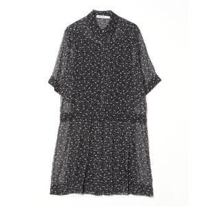 「SEE BY CHLOE」 シャツワンピース 44 ブラック レディース
