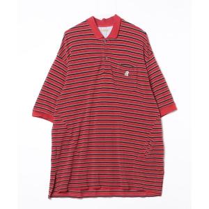 「the Shepherd」 半袖ポロシャツ 3 レッド メンズ