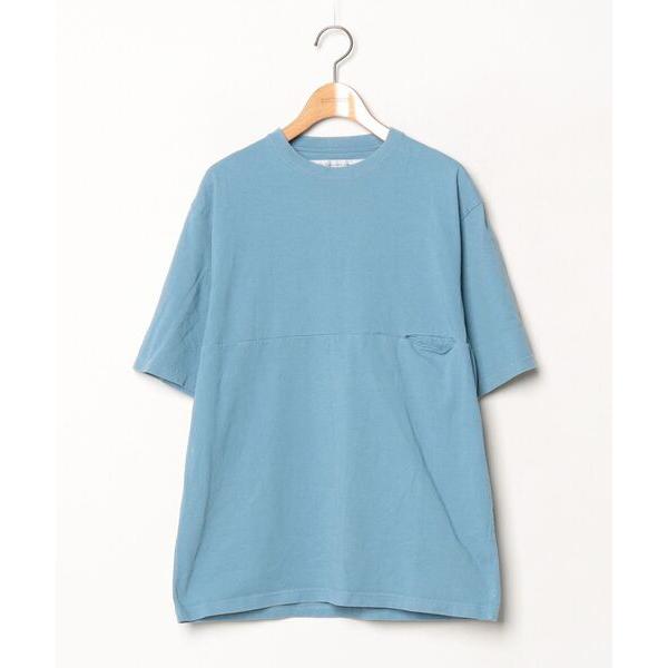 「EEL」 半袖Tシャツ X-SMALL ブルー メンズ