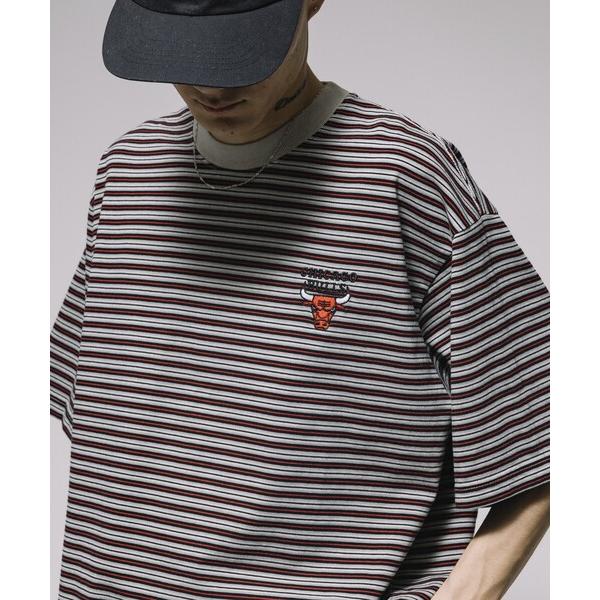 「NBA」 半袖Tシャツ MEDIUM グレー メンズ