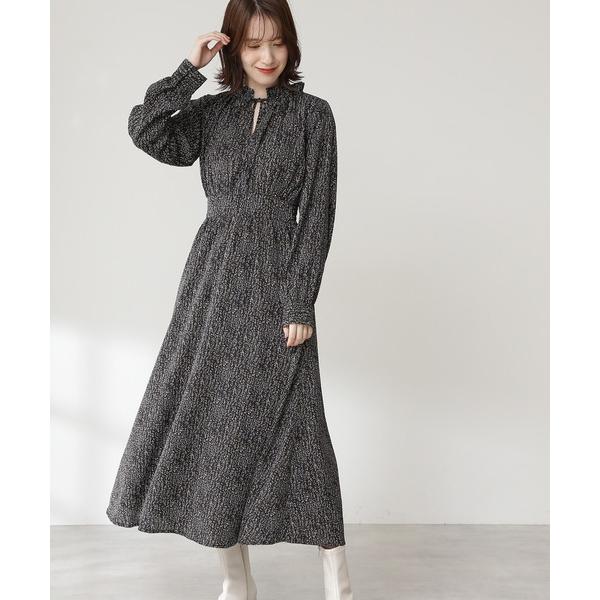 「N.（N. Natural Beauty Basic）」 長袖ワンピース MEDIUM ブラック系...