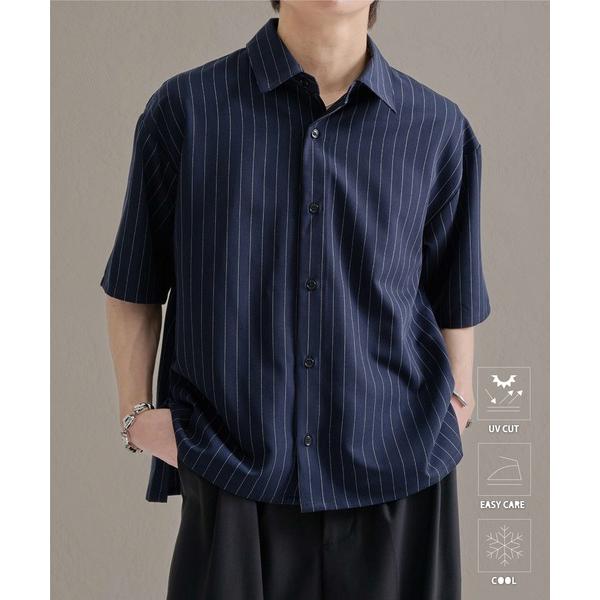 「epnok」 半袖シャツ SMALL ネイビー メンズ