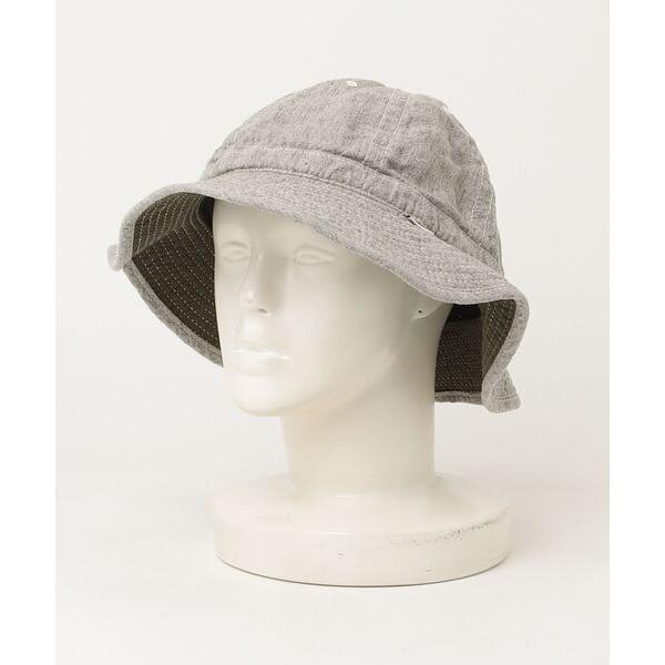 「THE H.W. DOG &amp; CO. 」 LINEN FATIGUE HAT 40 グレー メンズ