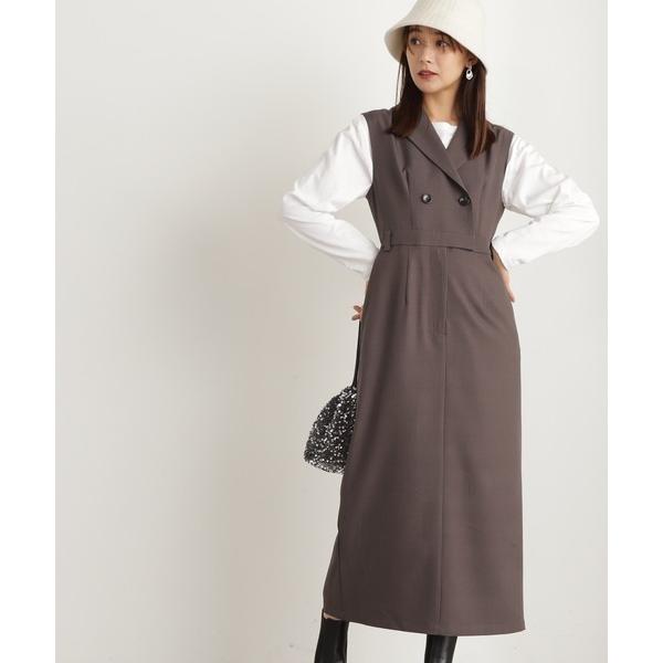 「N.（N. Natural Beauty Basic）」 サロペットスカート MEDIUM グレー...