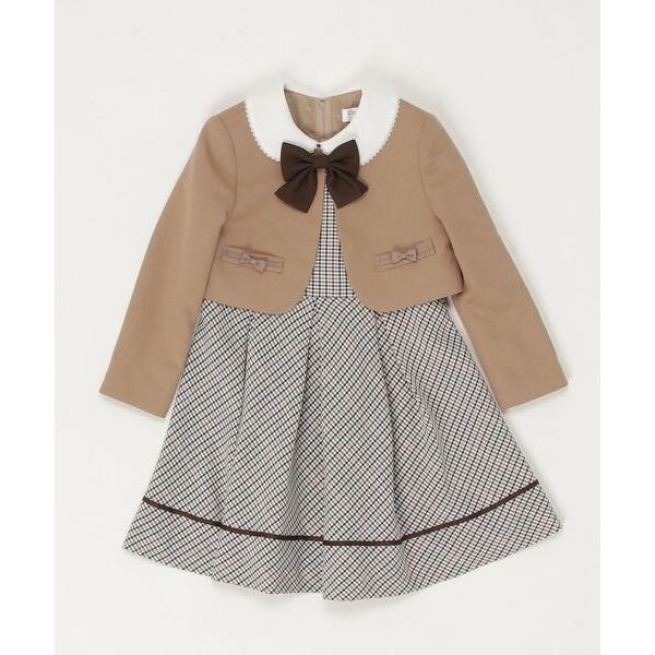「CHOPIN」 「KIDS」スカートスーツ 120cm ベージュ キッズ