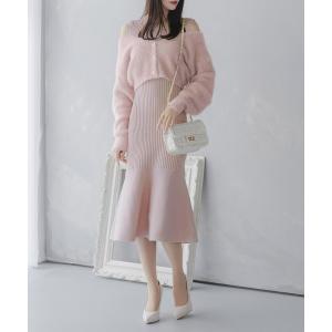 「JULIA BOUTIQUE」 ノースリーブワンピース ONE ピンク レディース