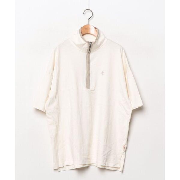 「Java」 半袖カットソー X-LARGE オフホワイト レディース