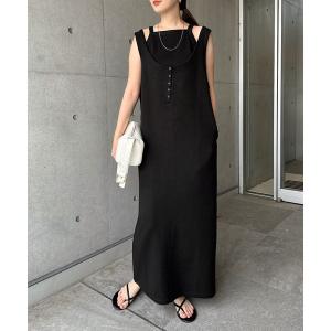 ワンピース 夏 キャミソール付き2wayロングワンピース