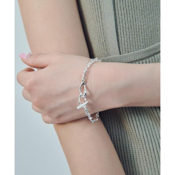 ブレスレット 「GOLDY」クロッシング チェーン マンテル ブレスレット 4260502 レディー...