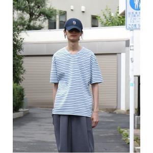 tシャツ KAIKO V neck border t-shirts メンズ
