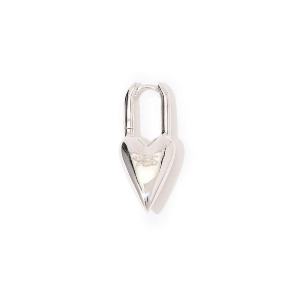 ピアス avgvst Yes-No Heart Lock シルバー 片耳ピアス レディース
