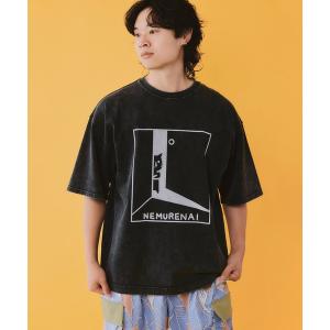 tシャツ 半袖 362111：真夜中の訪問者柄Tシャツ レディース メンズ