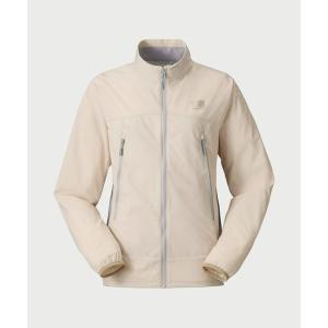 ジャケット ノーカラージャケット active softshell zip-up W's レディース