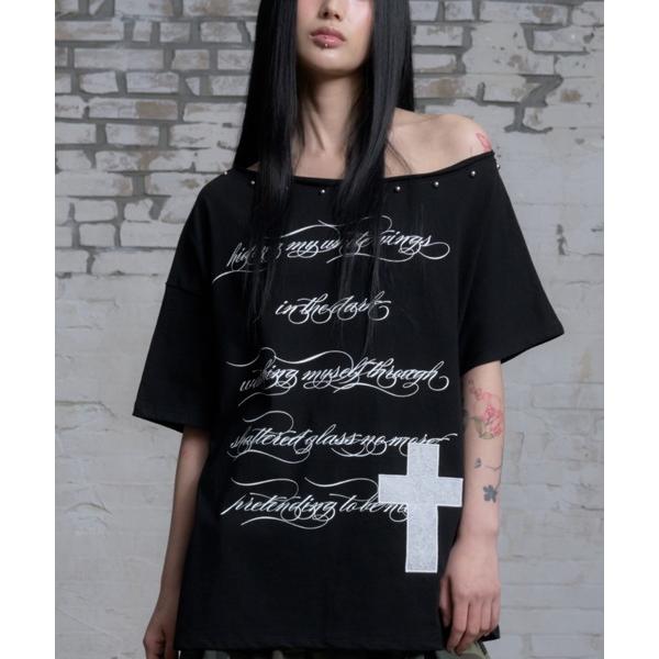 tシャツ 半袖 A'GEM/9 × .kom 「NIIER NOR/ニーアノア」 LETTERING...
