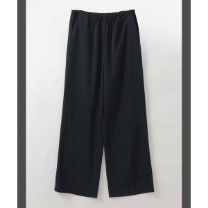 パンツ ツイルギャザーパンツ レディース