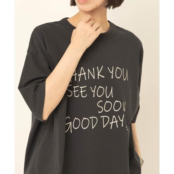 tシャツ M2709 THANK YOU プリントT レディース