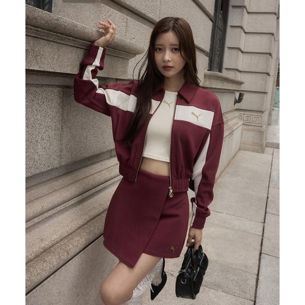 「EIMY ISTOIRE」 ジャージブルゾン M レッド レディース