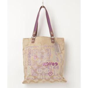 「COACH」 トートバッグ - ベージュ レディース