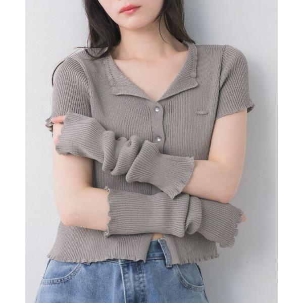 ニット セーター NTカーデ＆アームカバーSET レディース