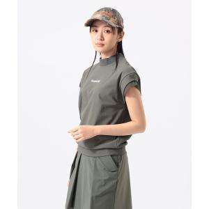 トレーナー スウェット ORANGE LABEL / フレアスリーブ モックネックシャツ レディース