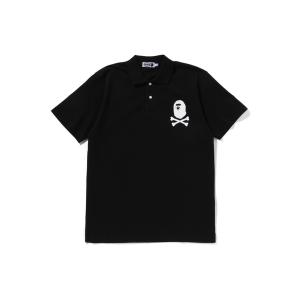 A BATHING APE（アベイシングエイプ） ポロシャツ LARGE APE HEAD POLO