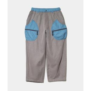 ワイドパンツ パンツ gym master/ジムマスター　ワッフルウィーブドロップ ポケットパンツ メンズ レディース