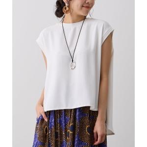 tシャツ ジョーゼットフレンチスリーブT レディース