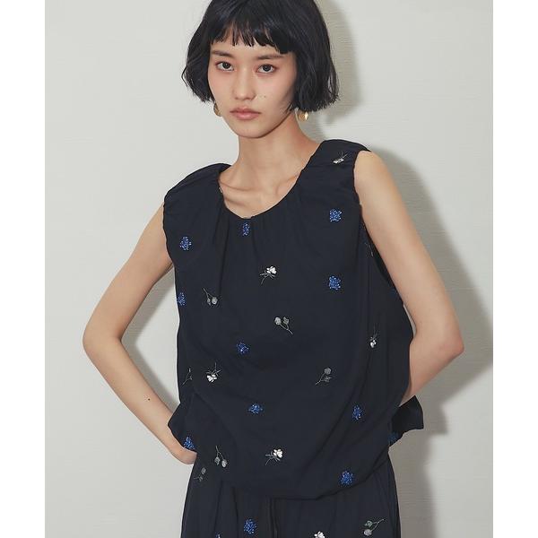 tシャツ セットアップ対応刺繍ブラウス レディース