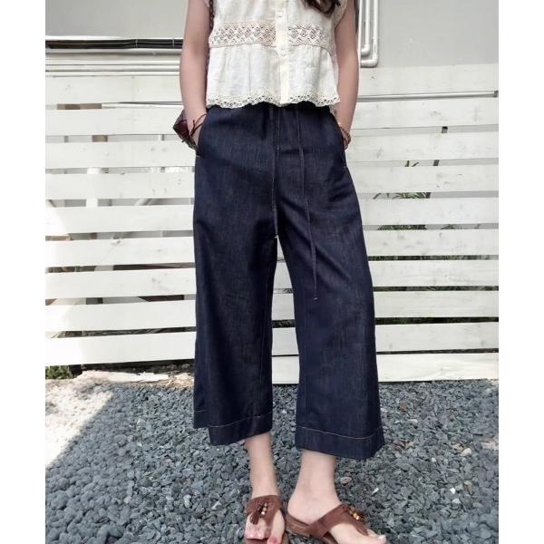 ワイドパンツ ジーンズ デニム デニムパンツ ハイウエストワイドデニムパンツ レディース