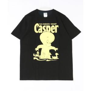 tシャツ 半袖 「 CASPER 」キャスパー 発砲プリントTシャツ 26S6 レディース メンズ