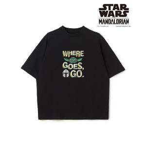tシャツ 半袖 「STAR WARS/スターウォーズ」マンダロリアン・アンド・グローグー半袖Tシャツ / Over Harf Sleeve T-shirt「UNISEX」（2026SS）