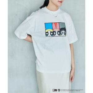 tシャツ 半袖 「The Powerpuff Girls/パワーパフ_ガールズ 」オーバーサイズ半袖プリントTシャツ/ Over Harf Sleeve T-shirt「UNISEX」 レディース メンズ