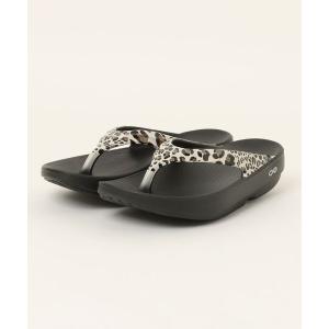 サンダル 「OOFOS/ウーフォス」OOlala Limited - Leopard レディース