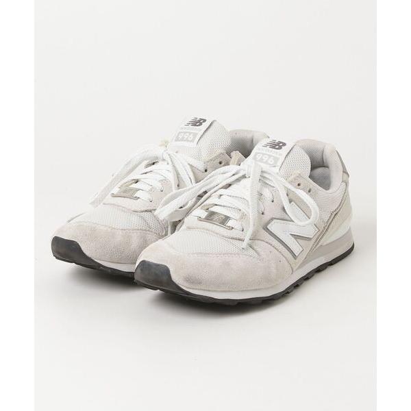 「New Balance」 ローカットスニーカー 24cm ホワイト レディース