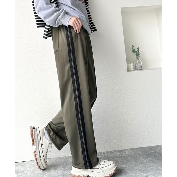 「Java」 ジャージパンツ LARGE グレー レディース