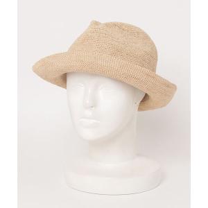 「Helen Kaminski」 ストローハット L/59.5cm ベージュ メンズ