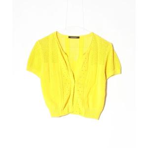 「nanette lepore」 半袖ニット M イエロー レディース