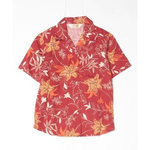 「MANGO」 半袖シャツ - レッド レディース