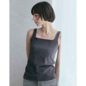インナーシャツ 肌着 「OUR WACOAL×YANUK」　カップ付きパイルタンクトップ レディース