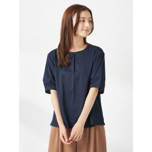 tシャツ 半袖 コットンライククールプルオーバー レディース