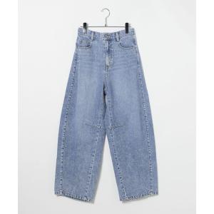 ワイドパンツ ジーンズ デニム デニムパンツ サイド切り替えバレルデニム　740432 レディース｜ZOZOTOWN Yahoo!店